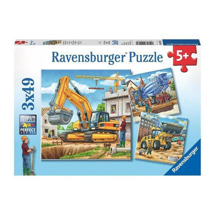 Puzzle Vehículos de construcción - 3x49