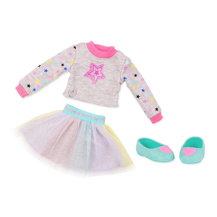 BA GLITTER GIRLS 50018 DOLL TULLE SKIRT Y SWEATER