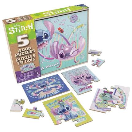 PUZZLE STITCH DE MADERA 5 EN 1