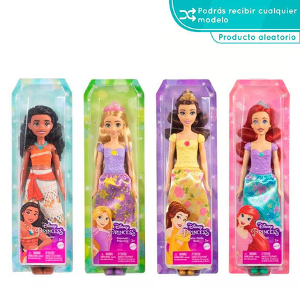 Disney Princesa Muñeca Sorpresa Faldas de Estampado