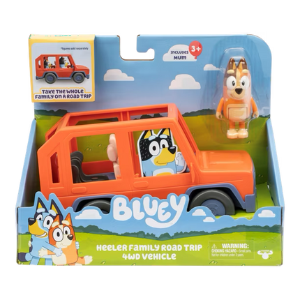 BLUEY VEHICULO FAMILIAR Y MAMÁ CHILLI