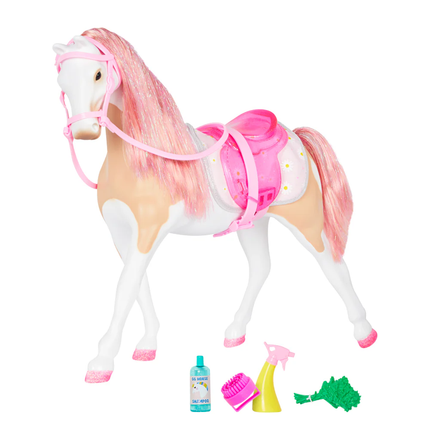 BA Glitter Girls GG58009Z 14" White y Beige Horse