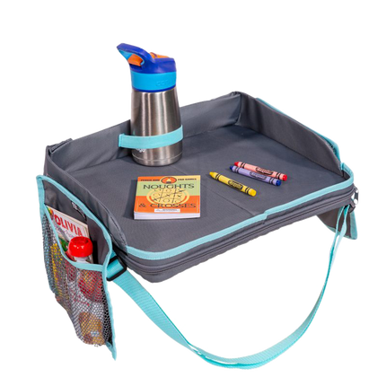 Bandeja de Viaje para Regazo 3 en 1 y Soporte para Tablet Gris