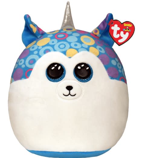 TY SQUISH-A-BOOS HELENA HUSKY AZUL LARGE