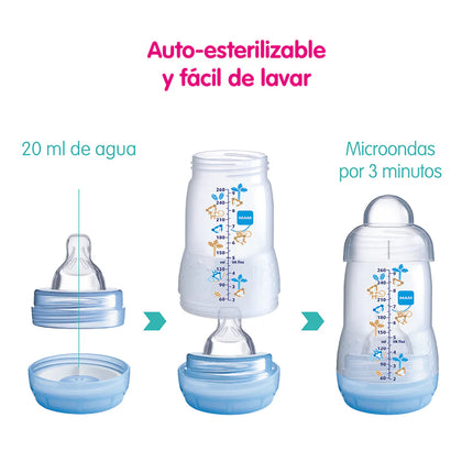 MAMADERA ULTIVENT 260 ML COLORES MEZCLADOS