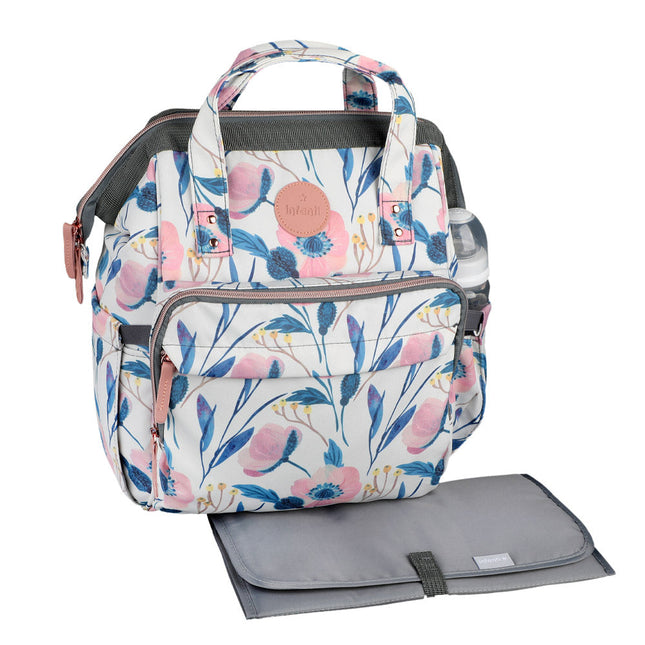 Mochila Pañalera open Floral