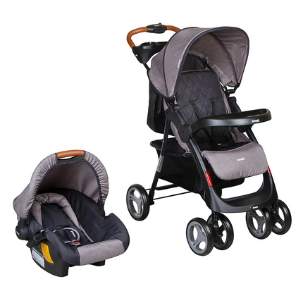 Coche Travel System Pompeya Grey