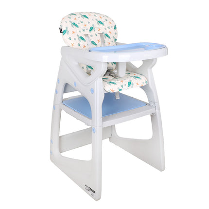 Silla Comer Alta Sit-Up Plus Azul