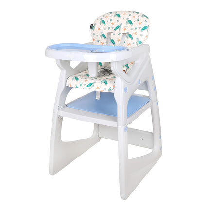 Silla Comer Alta Sit-Up Plus Azul