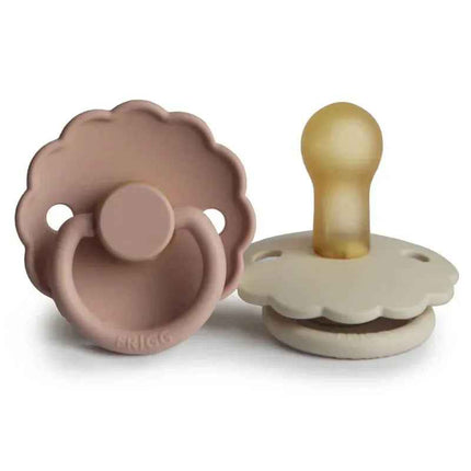 Pack 2 Chupetes Daisy Caucho Natural Blush/Cream Talla 2 Frigg