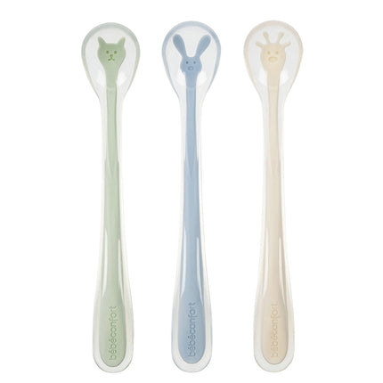 Pack 3 Cucharas De Silicona Bebe Confort