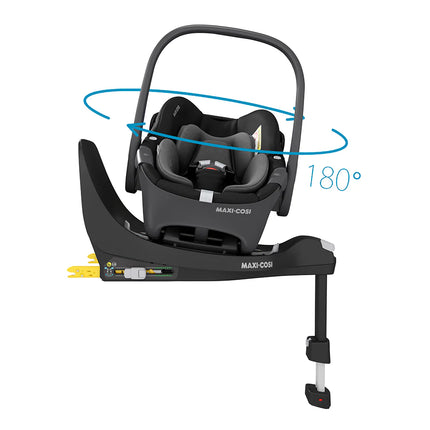 Coche Travel System  Zelia 3 + Pebble 360° + Family Fix Esse BLACK