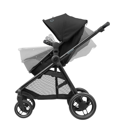 Coche Travel System  Zelia 3 + Pebble 360° + Family Fix Esse BLACK