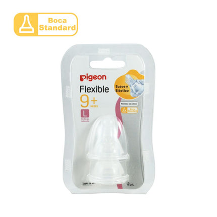 Chup/Biberon B/Stad Perist "L" x (2 Unid) Pigeon