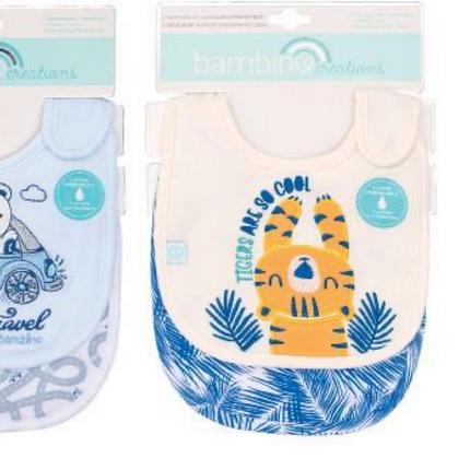 2PACK BABERO TOALLA NIÑO