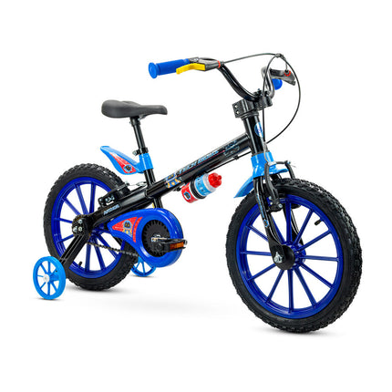 Bicicleta Aro 16'' Con Ruedas De Abs - Azul