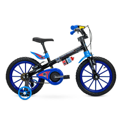 Bicicleta Aro 16'' Con Ruedas De Abs - Azul
