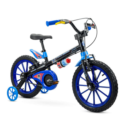 Bicicleta Aro 16'' Con Ruedas De Abs - Azul