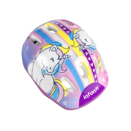 Set De Casco Y Rodilleras Unicornio