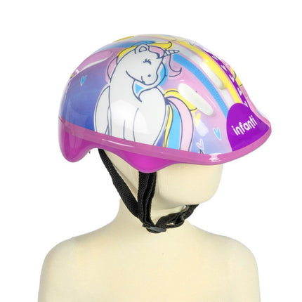 Set De Casco Y Rodilleras Unicornio