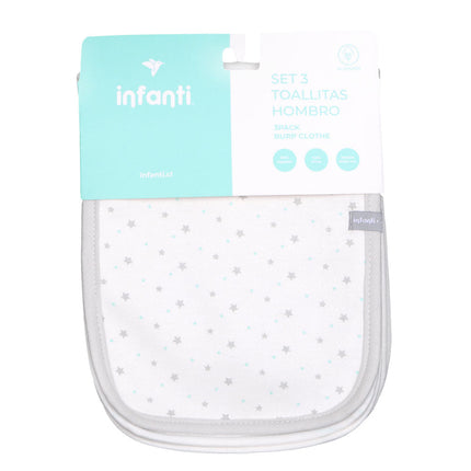 Set 3 Pack Toallitas Hombro Infanti