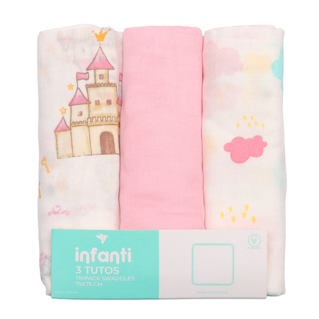 Pack 3 Tutos Infanti Rosado