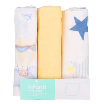 Pack 3 Tutos Blanco Infanti