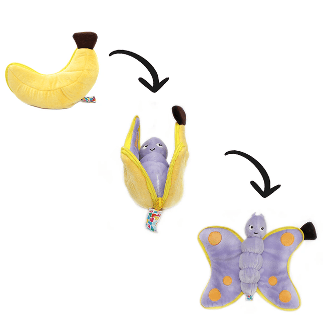 Peluche Poppet La Mariposa - Banana