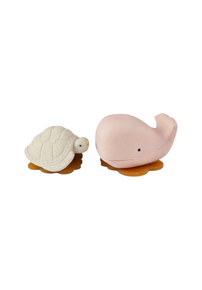 HEVEA ballena & tortuga (Pink & Vanilla)