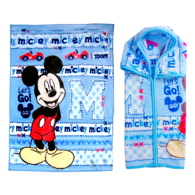 Saco c/broc.Mickey Celes