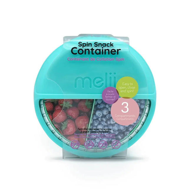 Contenedor De Snacks Spin Azul