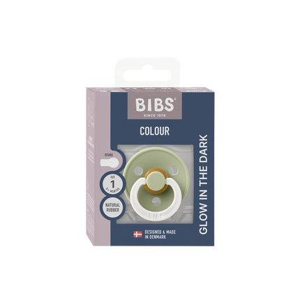 Chupete - Sage Glow Night - Látex Caucho Natural - Redonda / Talla 1 (0-6 meses)