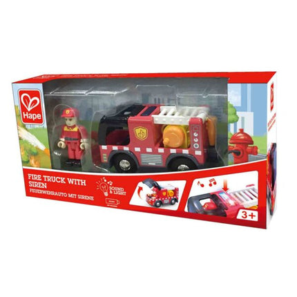 Fire truck with siren