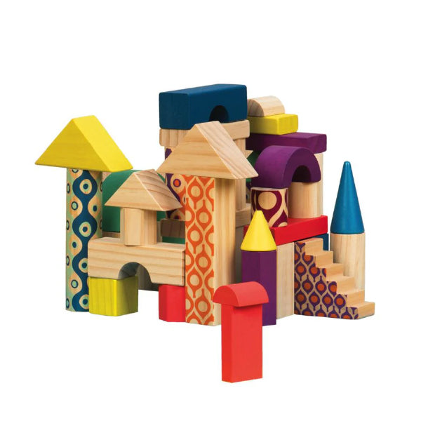 40 Pcs. Wooden  Blocks