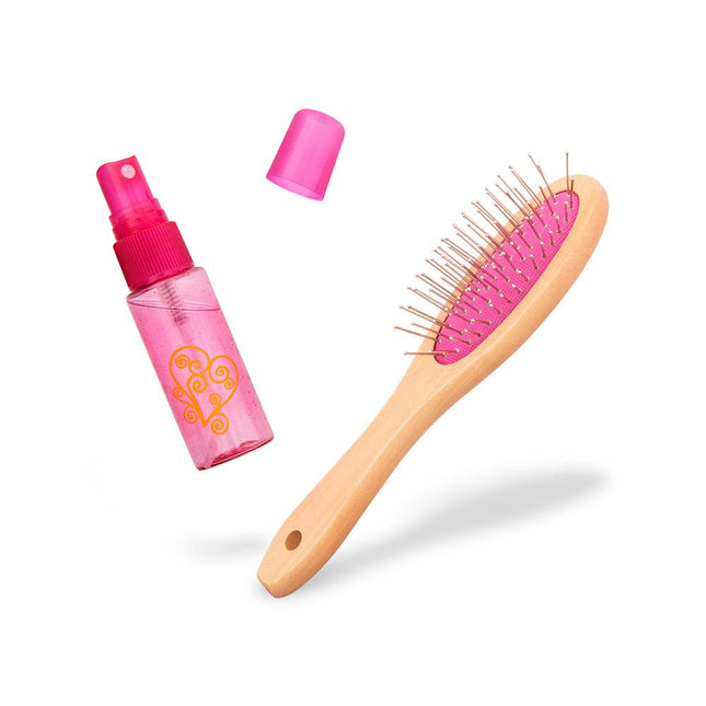 BA OG 37446 HAIR BRUSH AND SPRAY BOTTLE SET