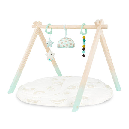 B Baby BX1760Z B. Wooden Baby Play Gym And
