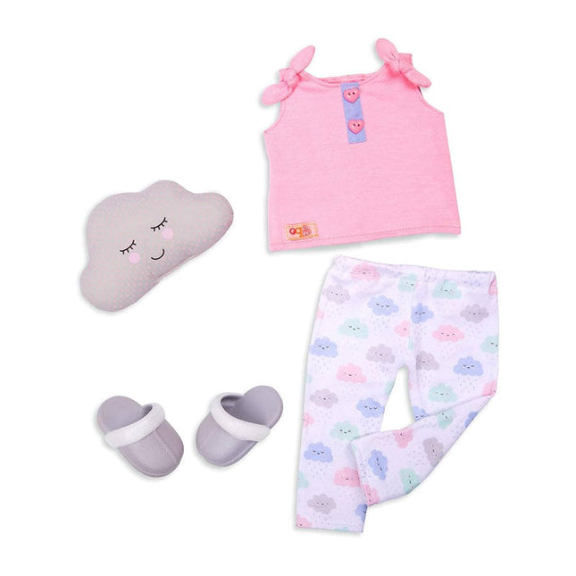BA OG BD30433Z Pajama Cloud Print & Pillow