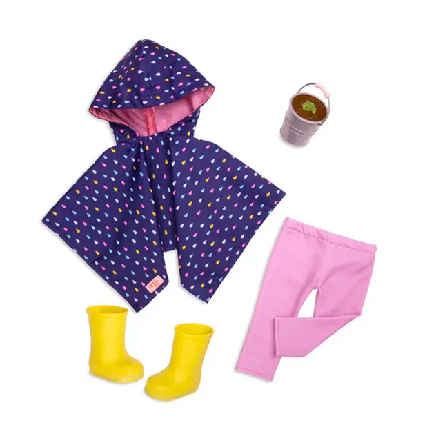 BA OG BD30436Z Raincoat & Rain Boots Outfit