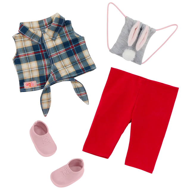 BA OG BD30484Z Denim & Plaid Shirt Bunny