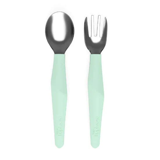 Pack De 2 Cubiertos Metálicos Verde
