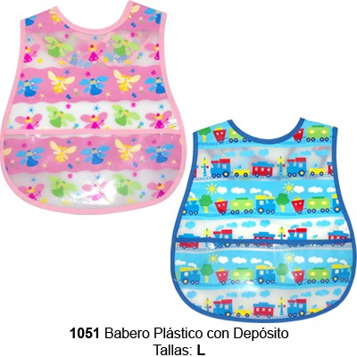 Babero Plástico con Depósito L