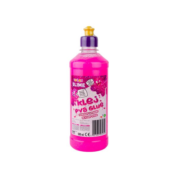 Pegamento PVA con Brillo 500 ML - Rosado
