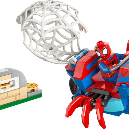 SPIDEY EN SU MOTO VS. RHINO