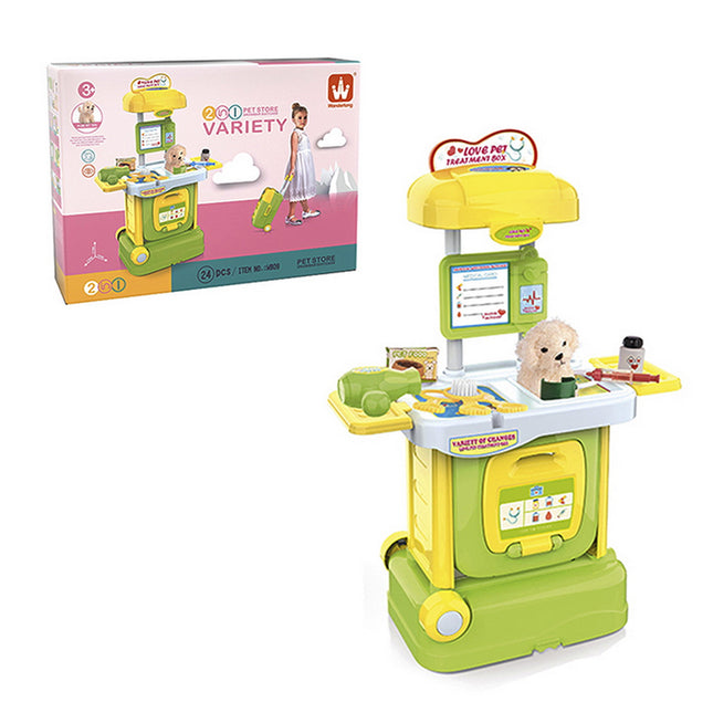 MESA MALETA VETERINARIA 24 PCS.