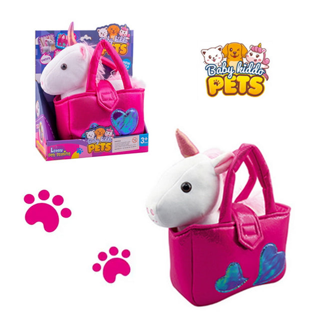 CARTERA UNICORNIO PELUCHE