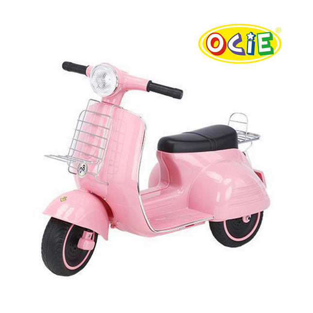 MOTO VESPA RECARGABLE PINK