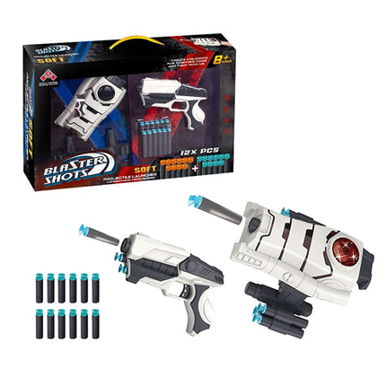 PISTOLA LANZA DARDOS 2 EN 1