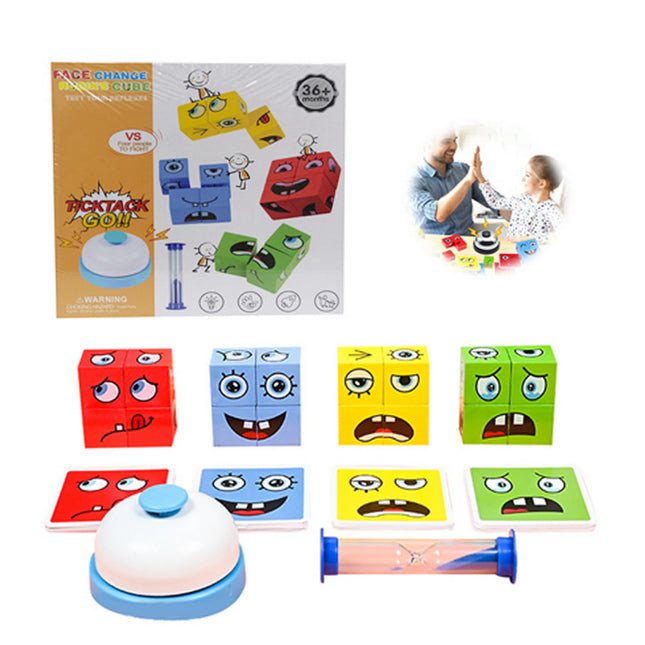 PUZZLE BLOQUES MADERA EXPRESION C/TIEMPO