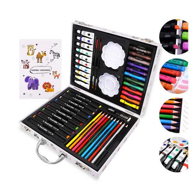 SET DE ARTE EN MALETA MADERA