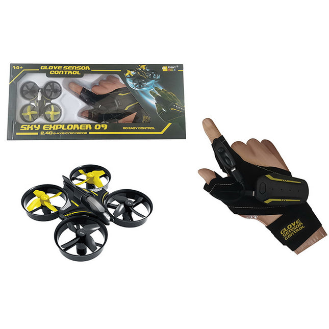 DRON MINI CONTROL GUANTE